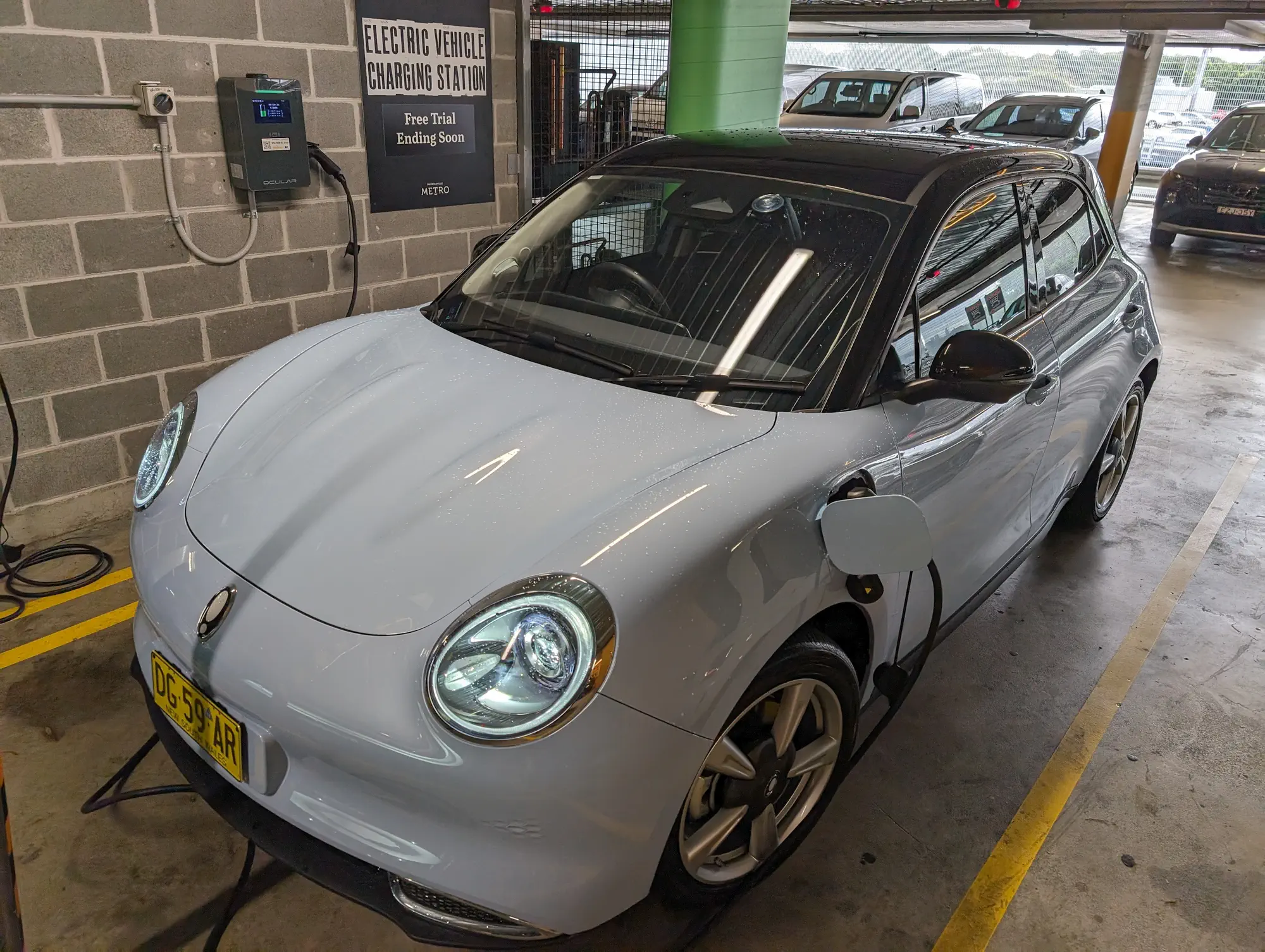 Australian GWM Ora EV 2023: 3 phase AC charging rate test